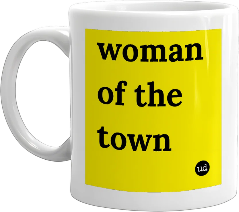 woman of the town front