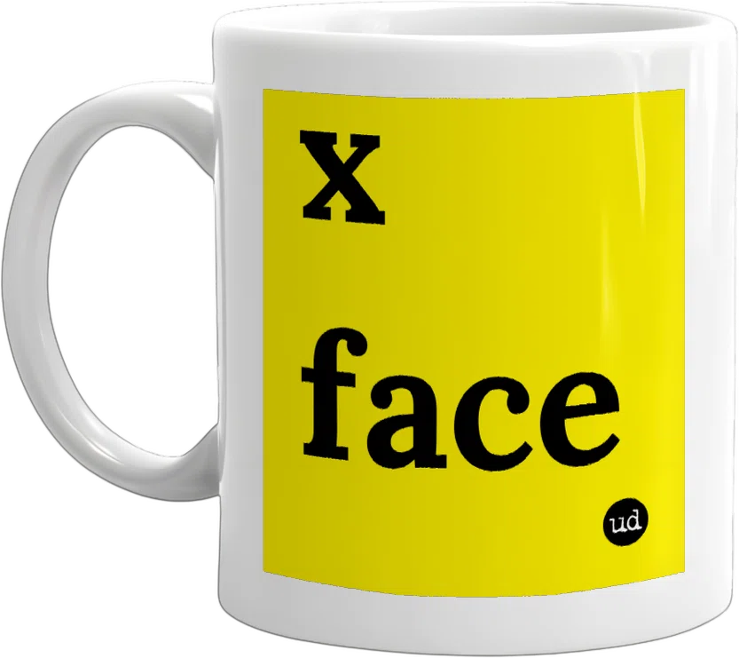x face front