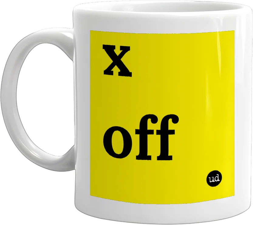 x off front