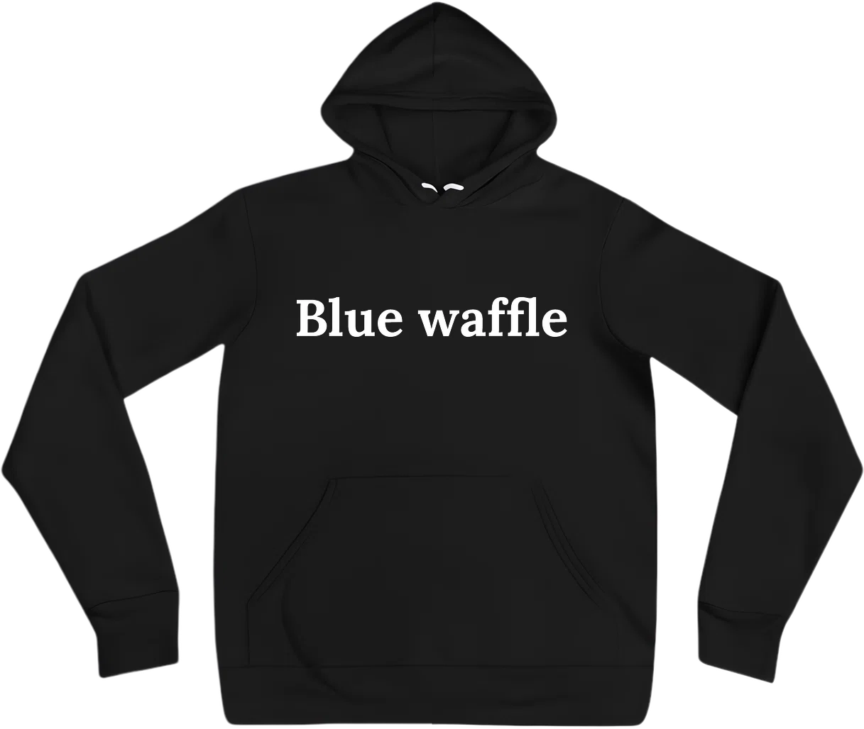 Blue waffle front