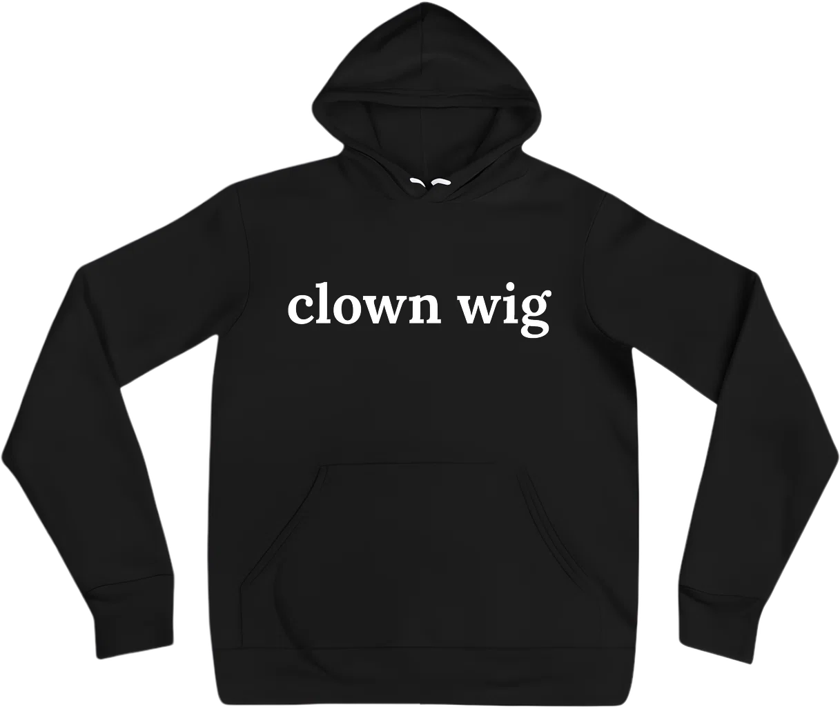 clown wig front