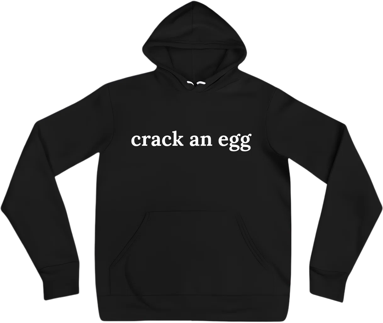 crack an egg front