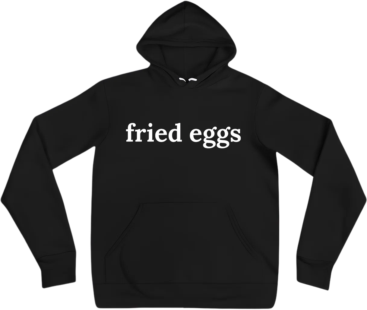 fried eggs front