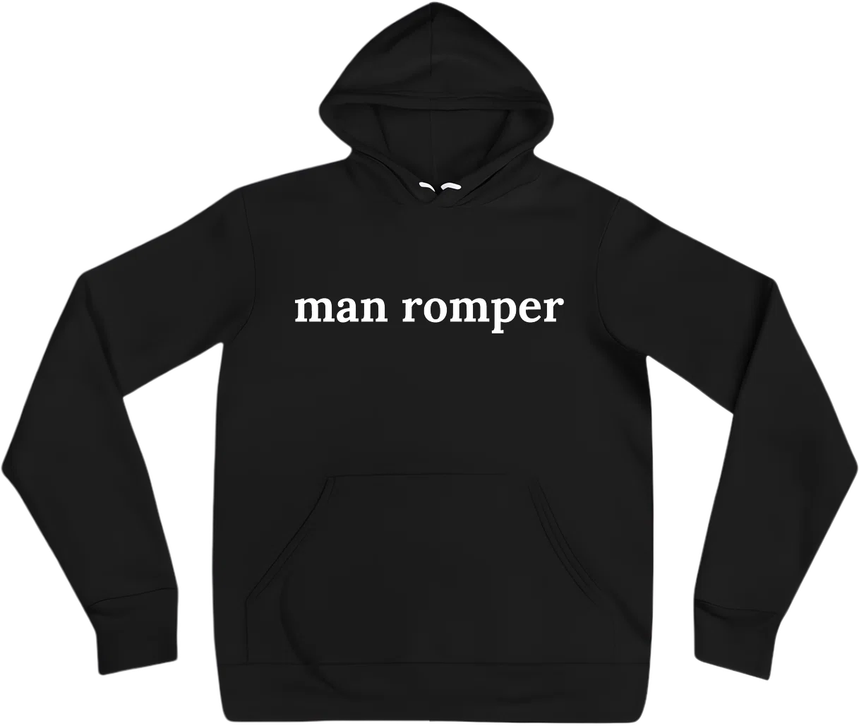 man romper front
