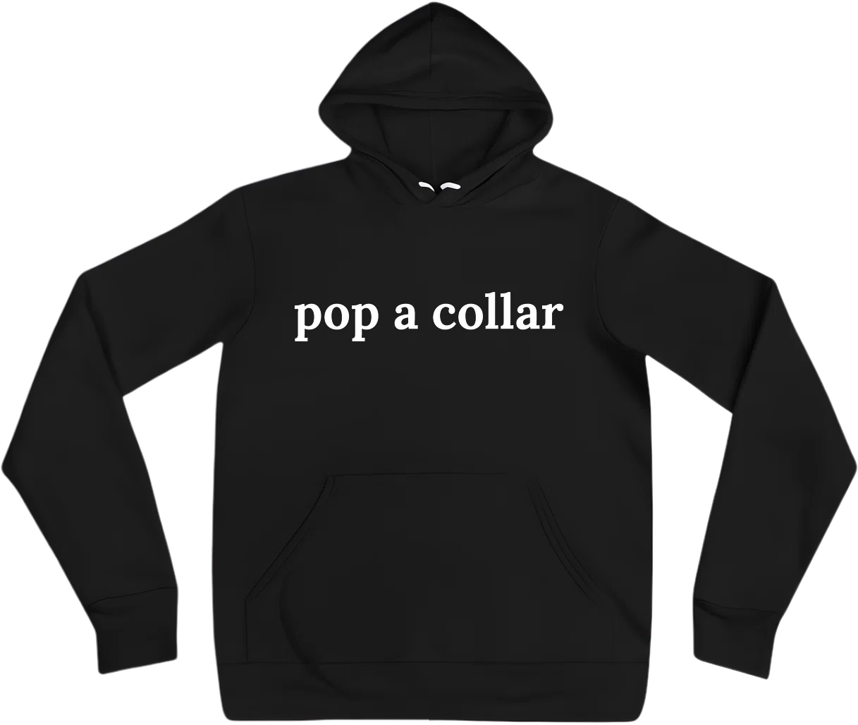 pop a collar front