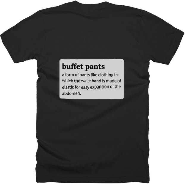 buffet pants back