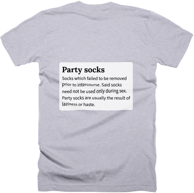 Party socks back