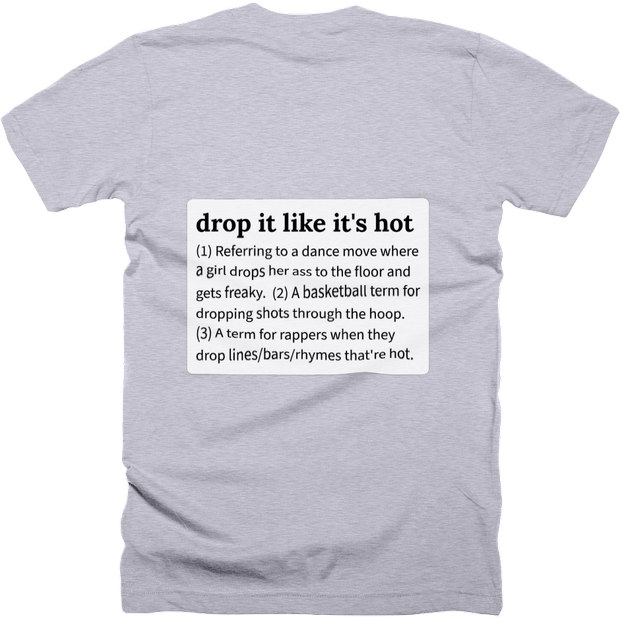 drop it like it's hot back
