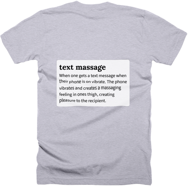 text massage back