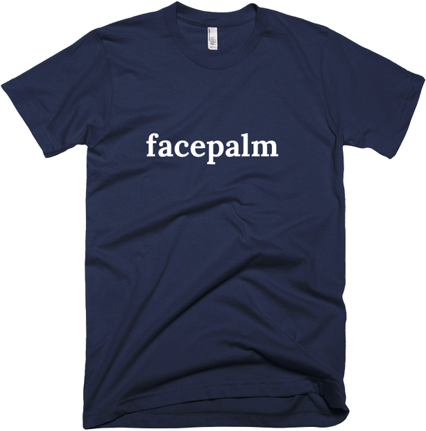 facepalm front