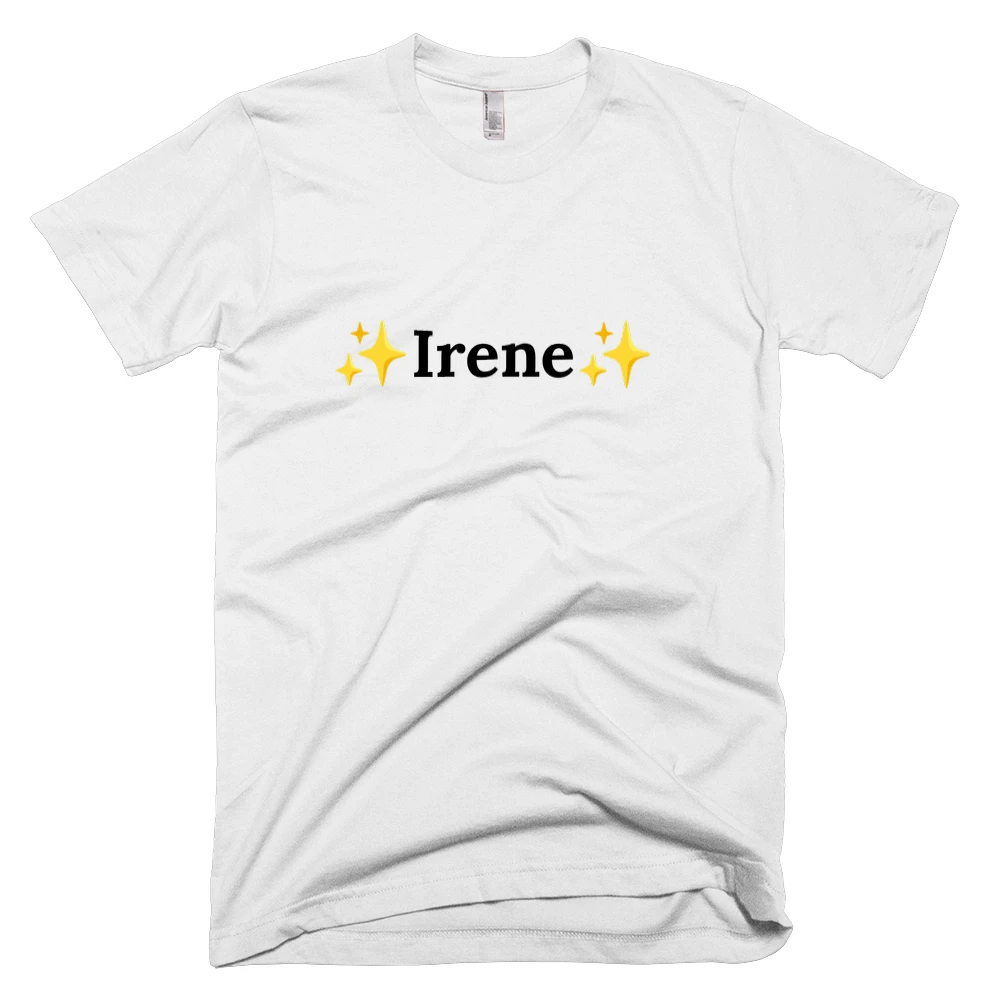 T-shirt with '✨Irene✨' text on the front