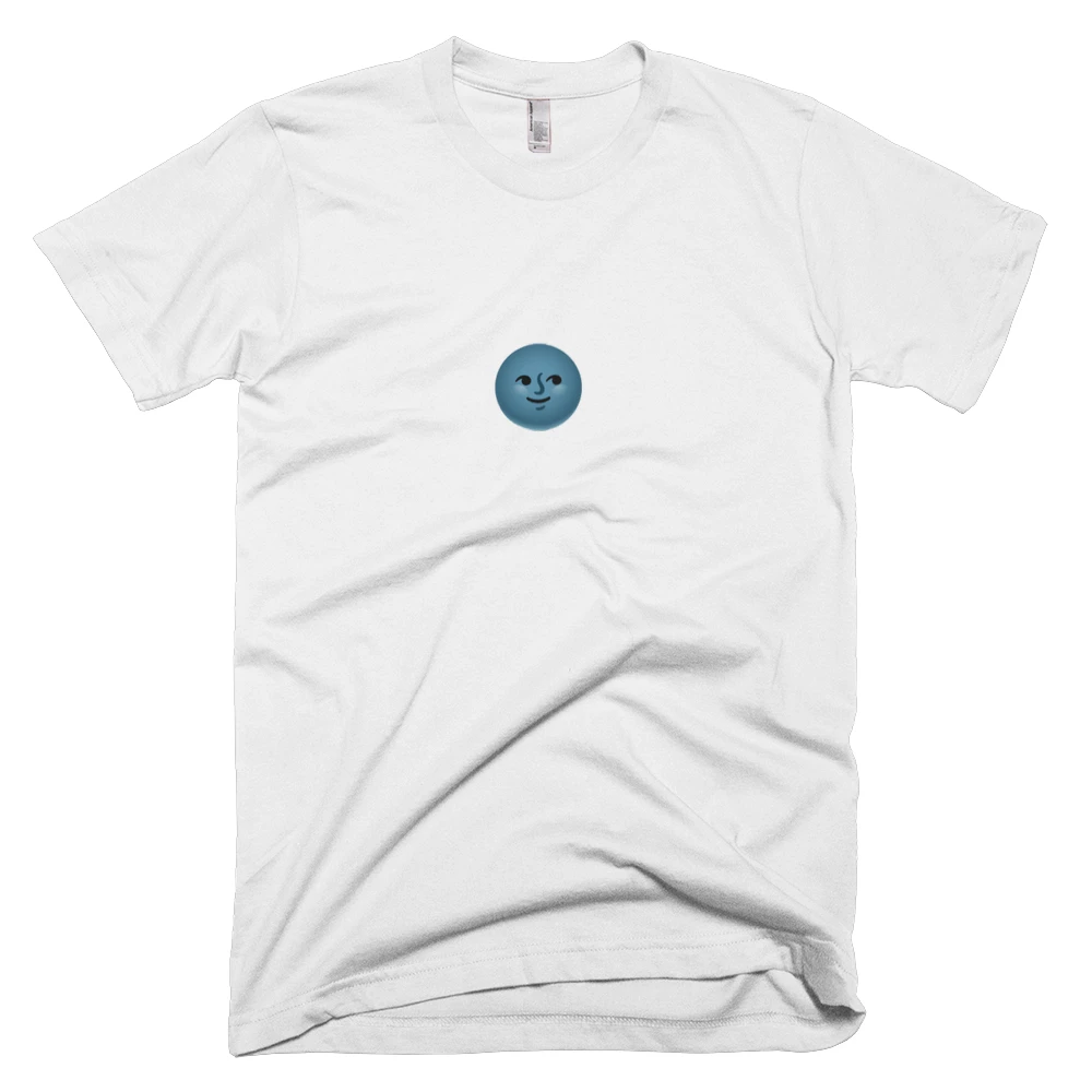 T-shirt with '🌚' text on the front