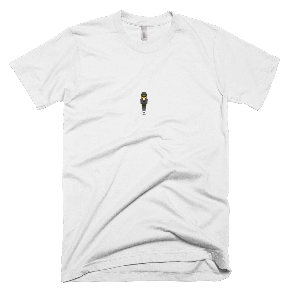 T-shirt with '🕴️' text on the front