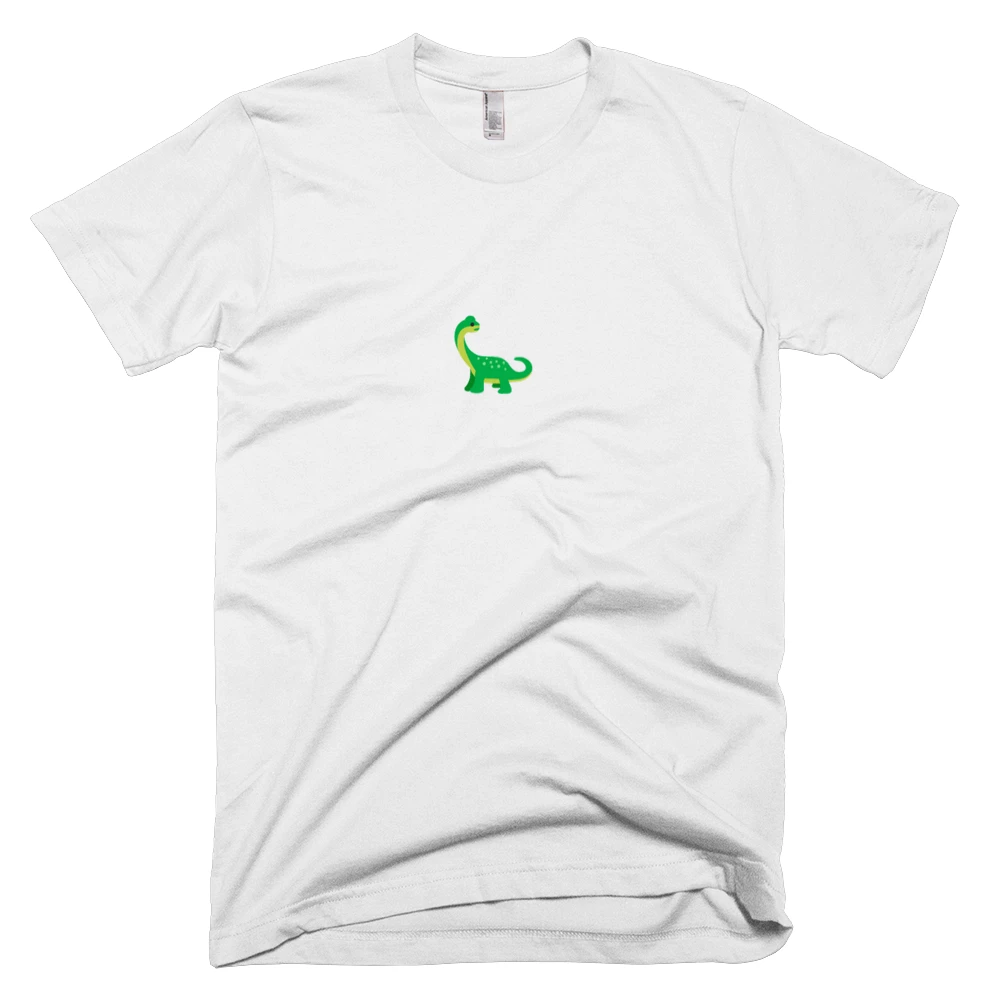 T-shirt with '🦕' text on the front