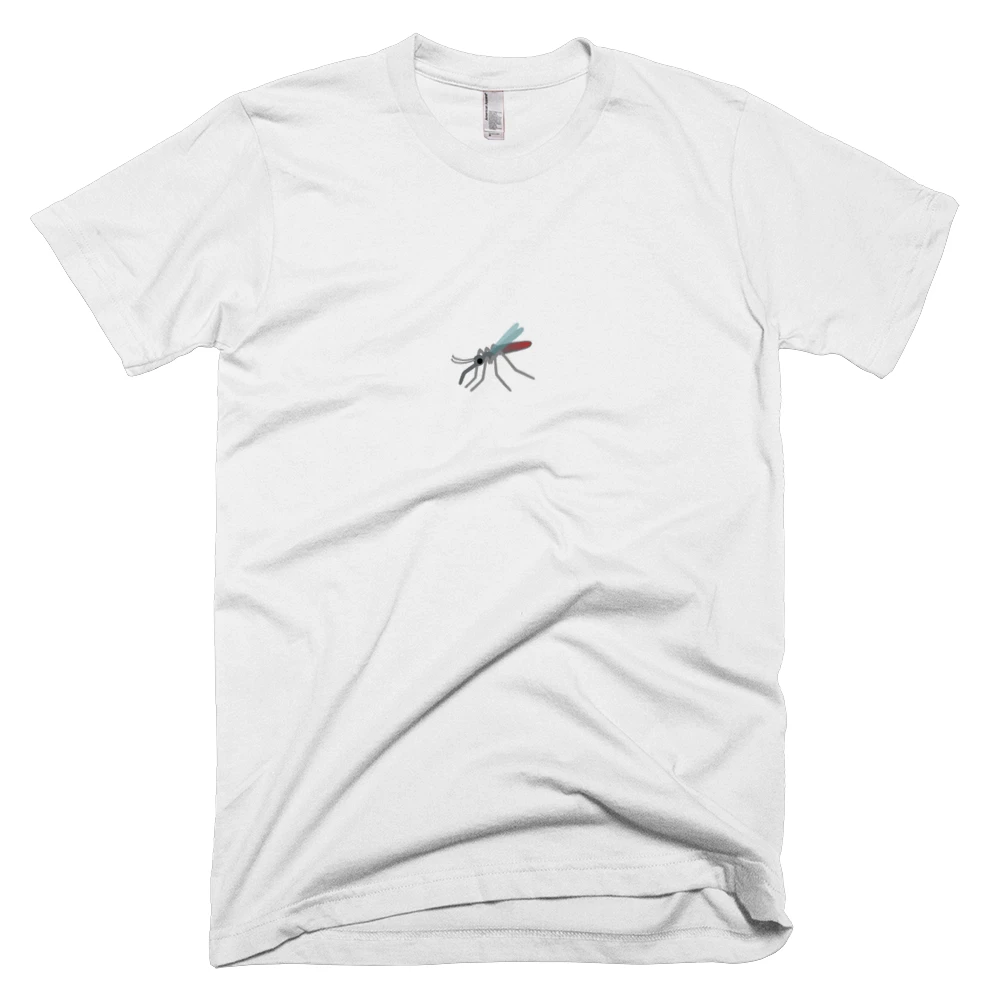 T-shirt with '🦟' text on the front