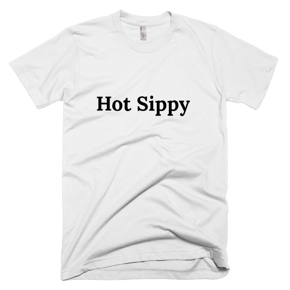 T-shirt with 'Hot Sippy' text on the front