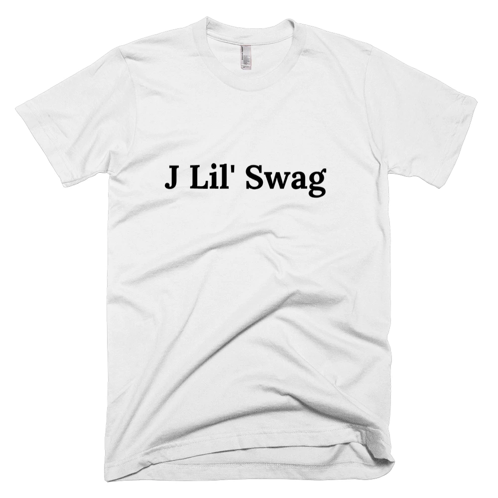 T-shirt with 'J Lil' Swag' text on the front