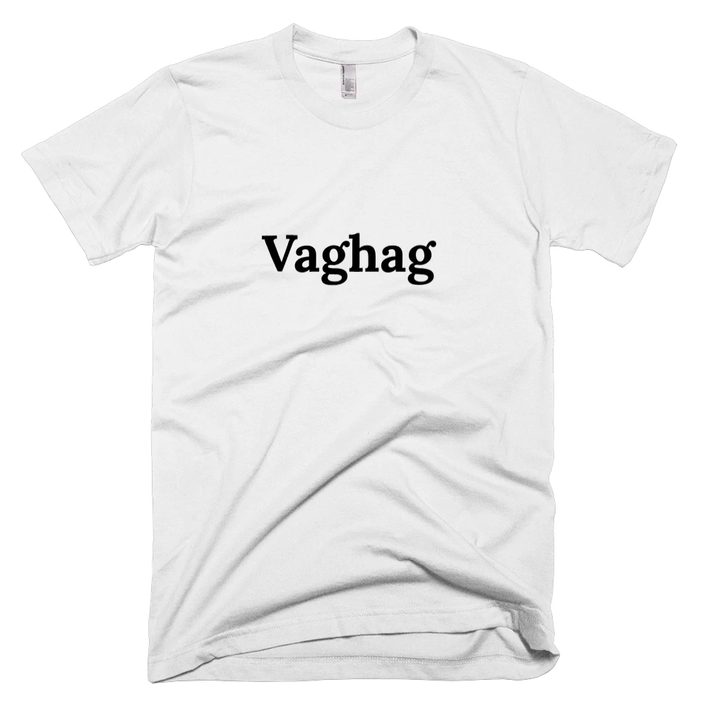 T-shirt with 'Vaghag' text on the front