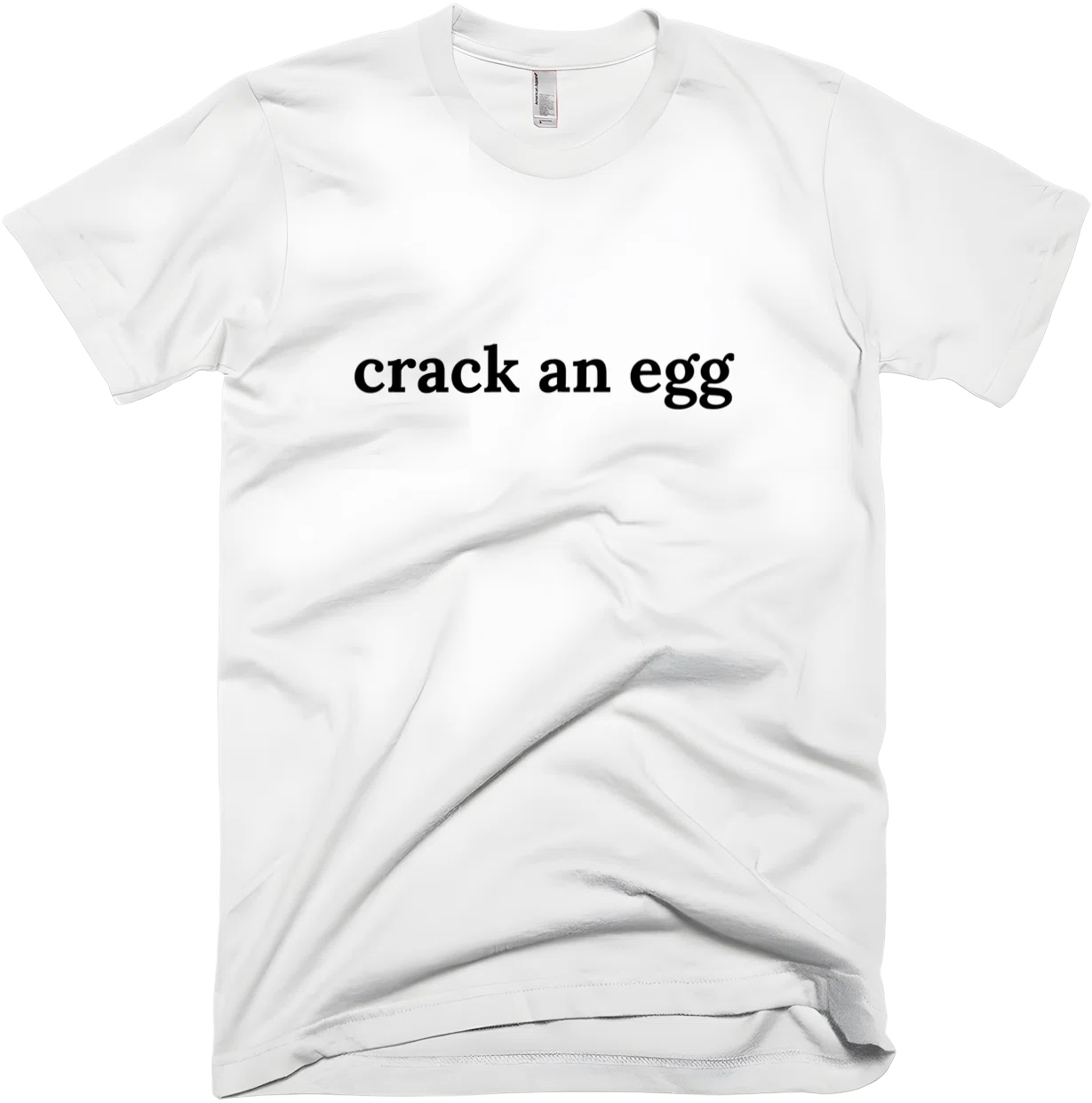 crack an egg front