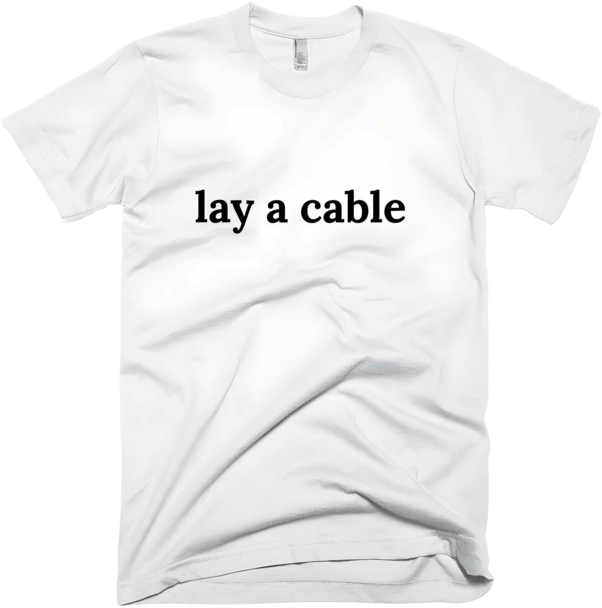 lay a cable front