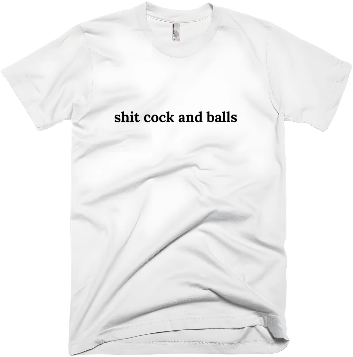 shit cock and balls front