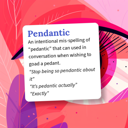 Pedant Example Urban Dictionary: Pendantic