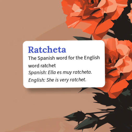 Spanish Rachet Urban Dictionary: Ratcheta
