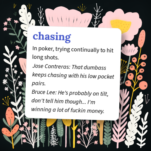 Chasing Reference Urban Dictionary: chasing