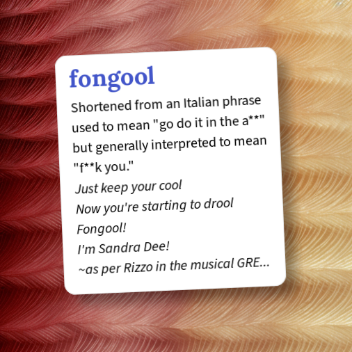 Fongool Italian Urban Dictionary: fongool