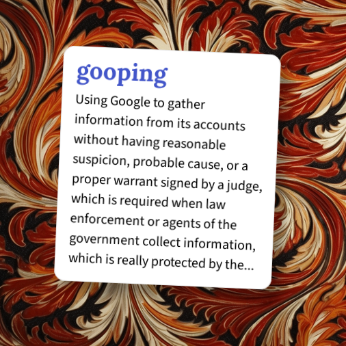 Urban Dictionary: gooping