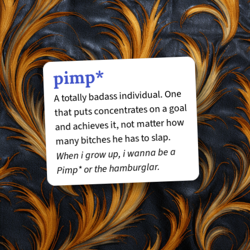 Pimp Verb Urban Dictionary: pimp*