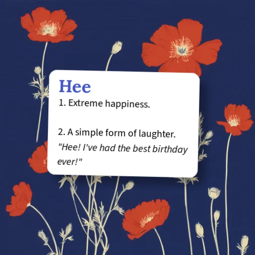 Urban Dictionary: Hee