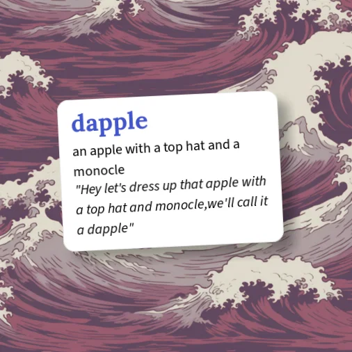 Urban Dictionary: dapple