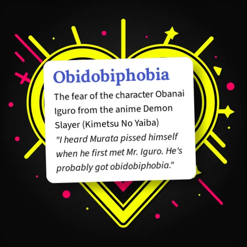 Urban Dictionary: Obidobiphobia