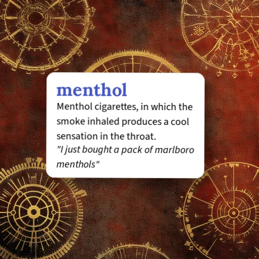 Urban Dictionary: menthol