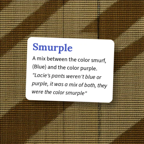 Urban Dictionary: Smurple