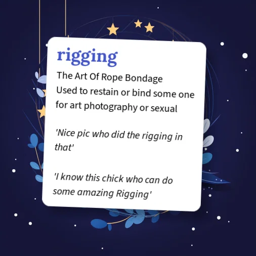 Urban Dictionary: rigging