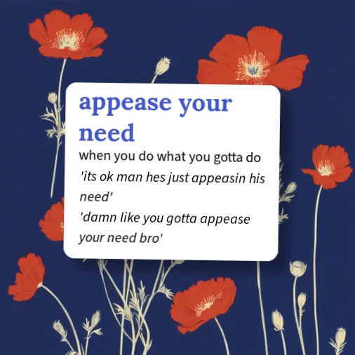 Urban Dictionary: Appease