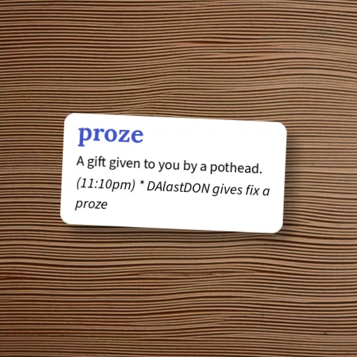 Urban Dictionary: proze