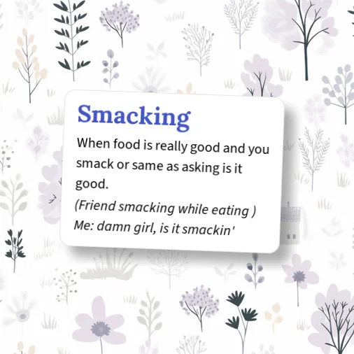 Urban Dictionary: Smacking