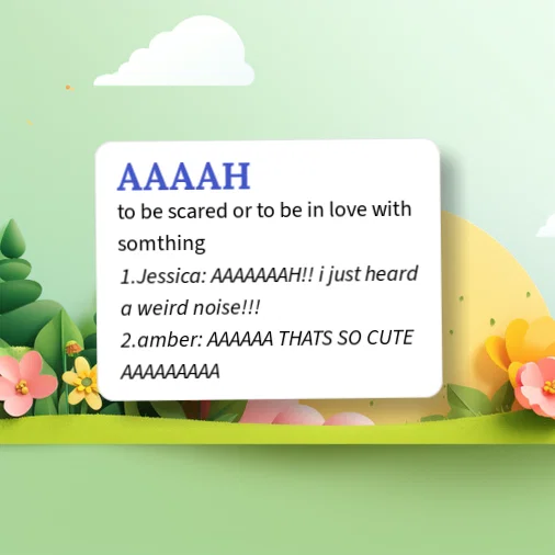 Urban Dictionary: AAAAH