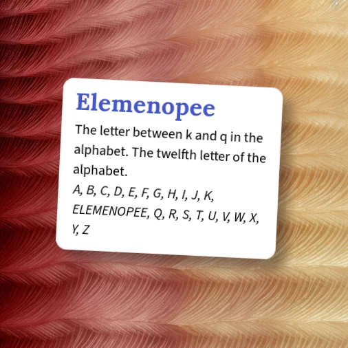 Urban Dictionary: Elemenopee