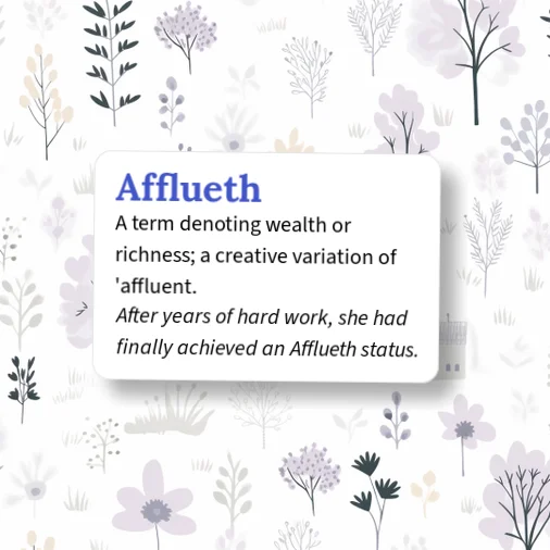 Urban Dictionary: Afflueth