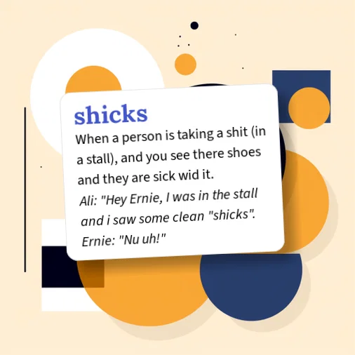 Urban Dictionary: shicks