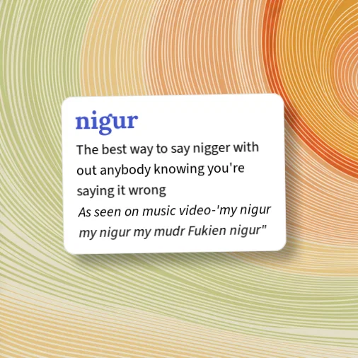 Urban Dictionary: nigur