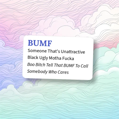 Urban Dictionary: BUMF