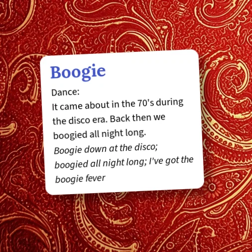 Urban Dictionary: Boogie