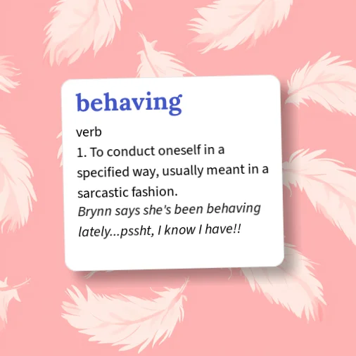 Urban Dictionary: behaving