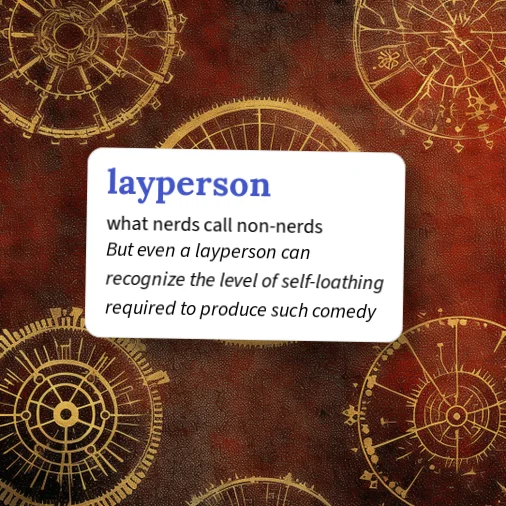 Urban Dictionary: laysperson