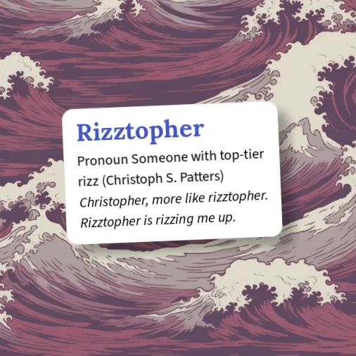 Urban Dictionary: Rizztopher